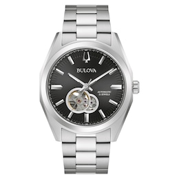 Bulova Surveyor Automatic Men's Black Dial Bracelet Watch