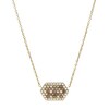 Thumbnail Image 1 of Fossil Val Holiday Sparkles Black Mother Of Pearl Necklace