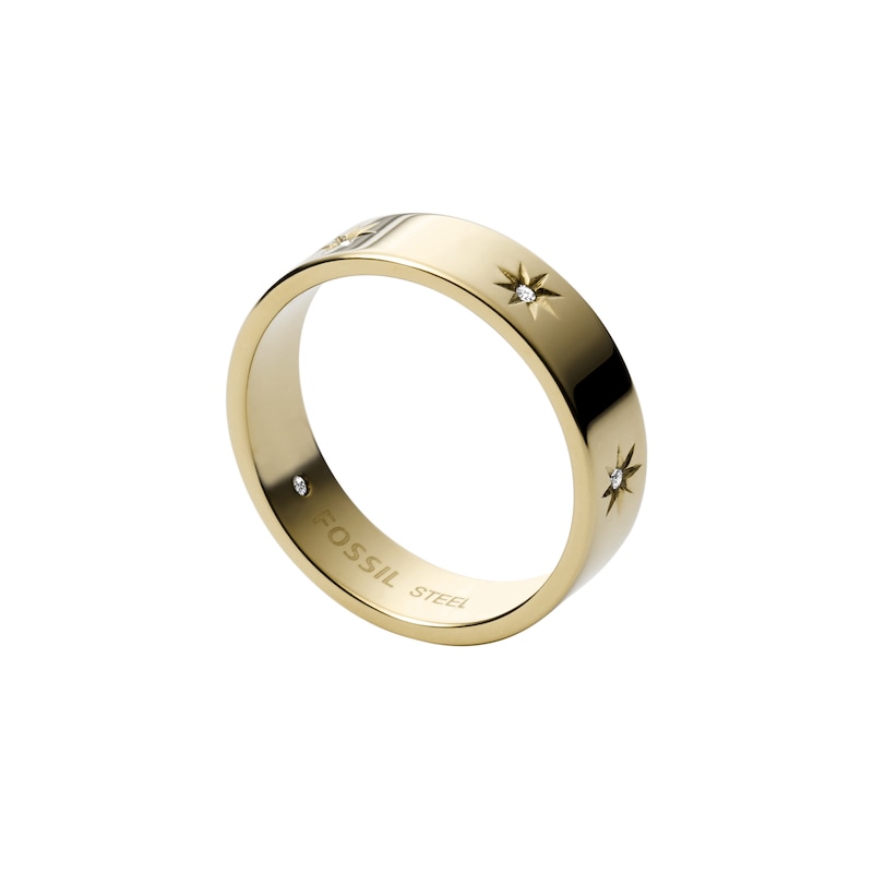 Gold Tone Band Ring