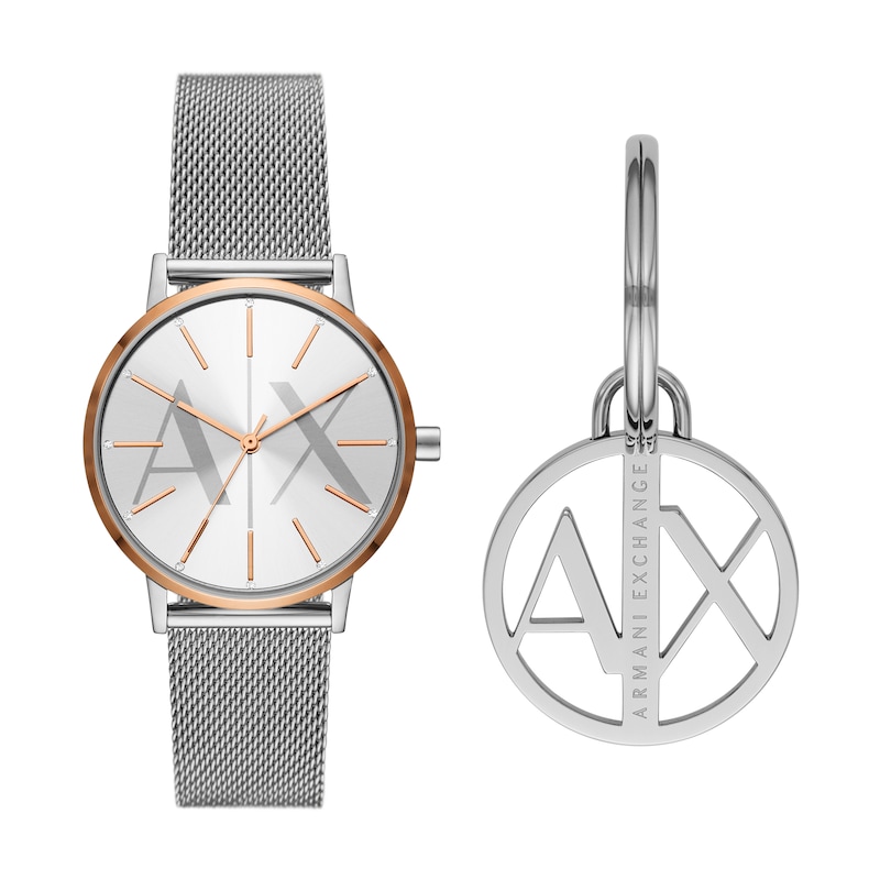 Main Image 1 of Armani Exchange Ladies' Watch & Keyring Gift Set