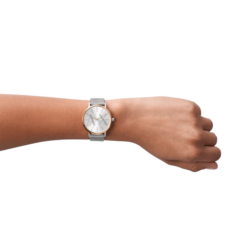 Main Image 4 of Armani Exchange Ladies' Watch & Keyring Gift Set