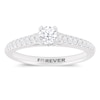Thumbnail Image 1 of Engagement Ring The Forever Diamond 18ct White Gold 0.40ct Total Ring