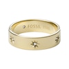 Thumbnail Image 2 of Fossil Sutton Shine Bright Gold Tone Band Ring - Size P