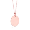 Thumbnail Image 1 of Rose Gold Tone Engravable Disc Pendant