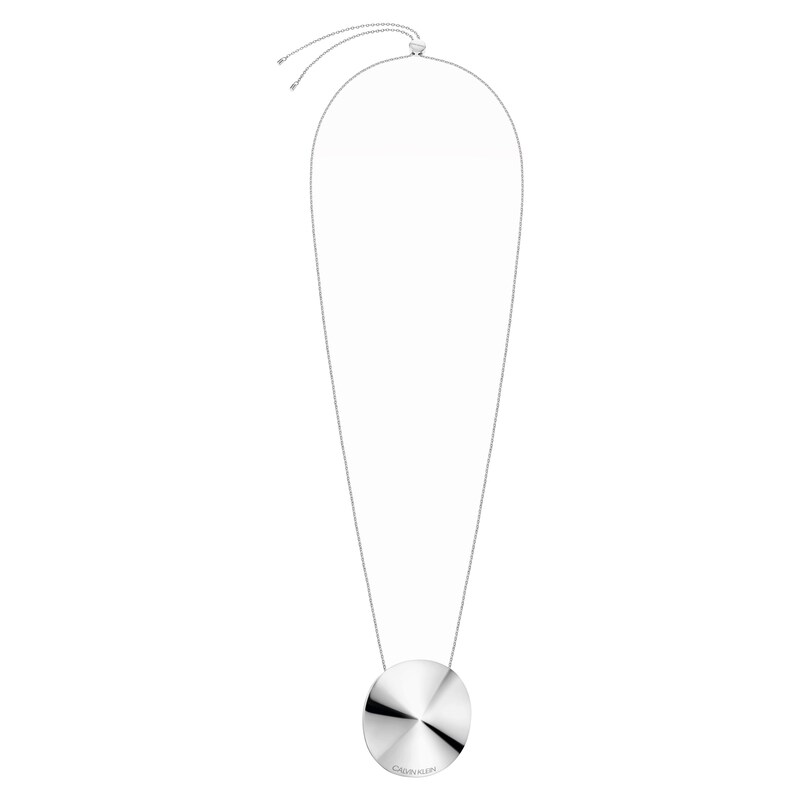 Main Image 1 of Calvin Klein Big Spinner Stainless Steel Necklace