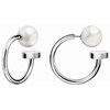 Thumbnail Image 0 of Calvin Klein Stainless Steel Pearl Bubbly 3/4 Hoop Earrings