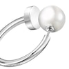 Thumbnail Image 2 of Calvin Klein Stainless Steel Pearl Bubbly 3/4 Hoop Earrings