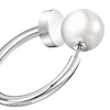 Thumbnail Image 3 of Calvin Klein Stainless Steel Pearl Bubbly 3/4 Hoop Earrings