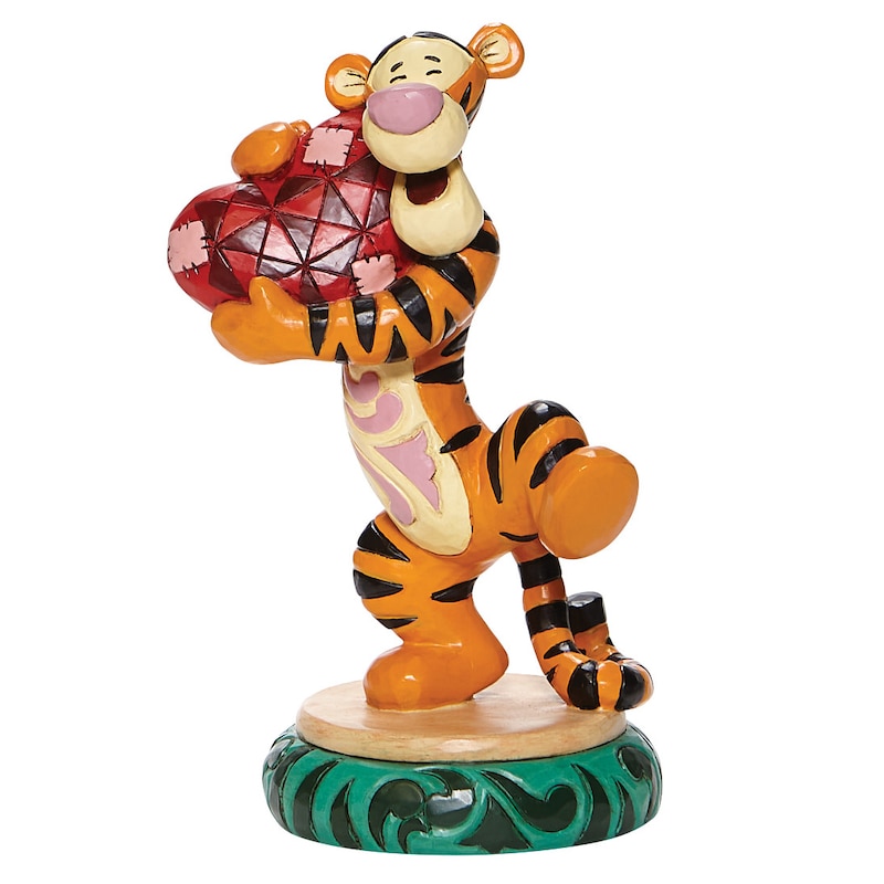 Main Image 1 of Disney Traditions Heartfelt Hug Tigger Heart Figurine