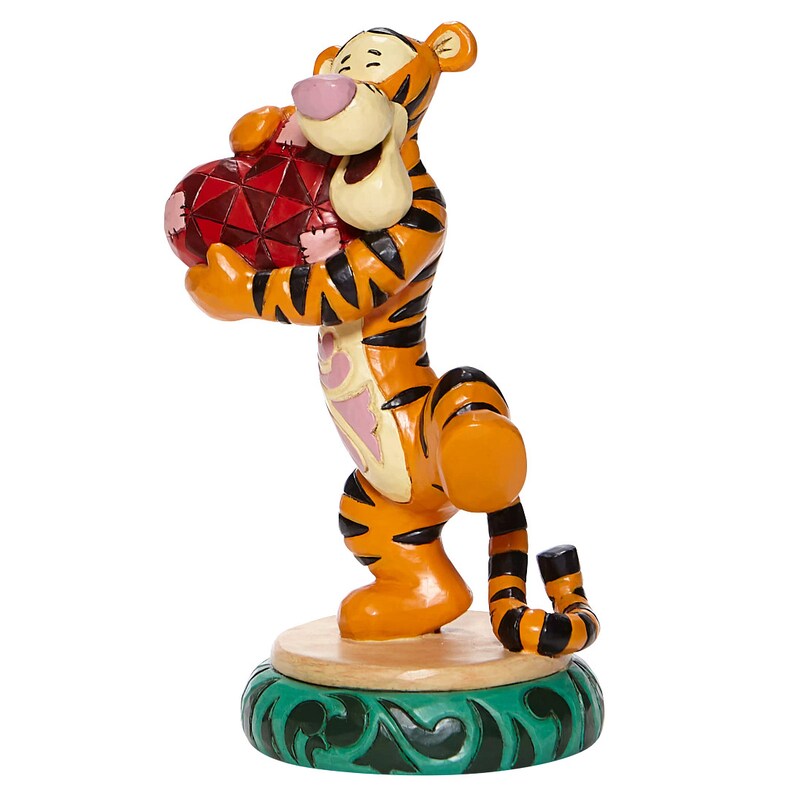 Main Image 4 of Disney Traditions Heartfelt Hug Tigger Heart Figurine