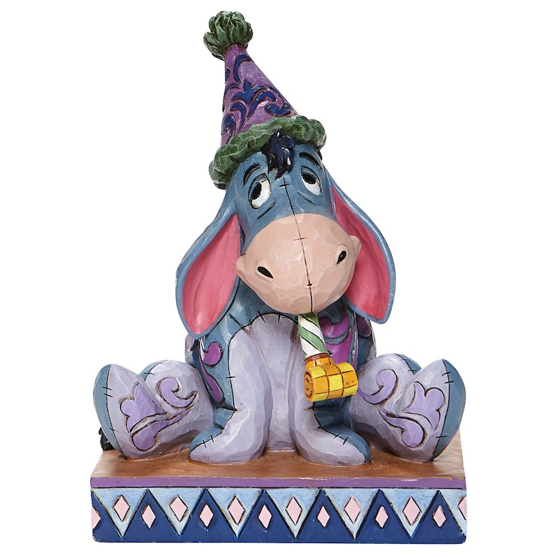 Main Image 1 of Disney Traditions Birthday Blues Eeyore Birthday Figurine