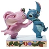Thumbnail Image 1 of Disney Traditions Mistletoe Kiss Stitch & Angel Figurine