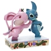 Thumbnail Image 2 of Disney Traditions Mistletoe Kiss Stitch & Angel Figurine