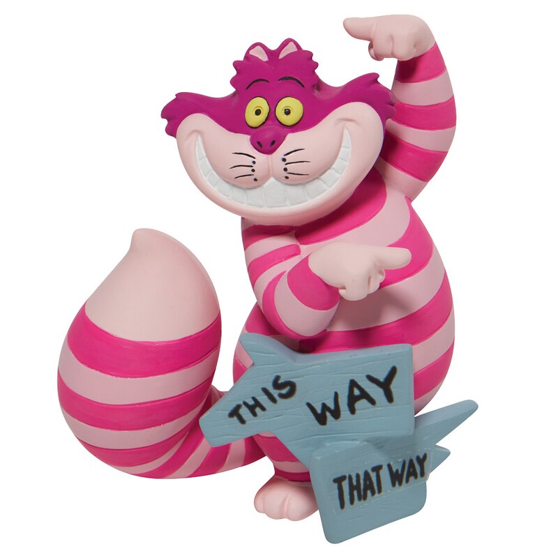 Main Image 1 of Disney Showcase This Way, That Way Cheshire Cat Figurine