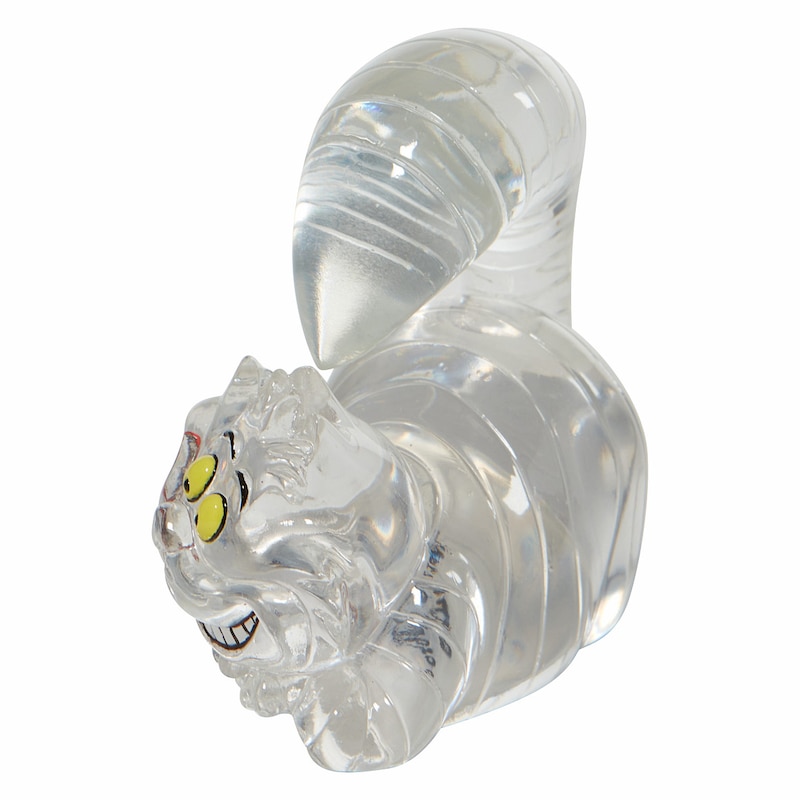 Main Image 2 of Disney Showcase Clear Cheshire Cat Figurine