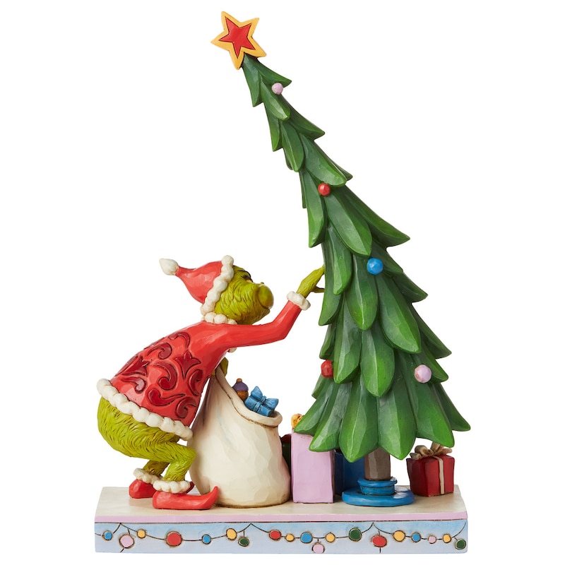 Dr Seuss The Grinch Undecorating Tree Figurine