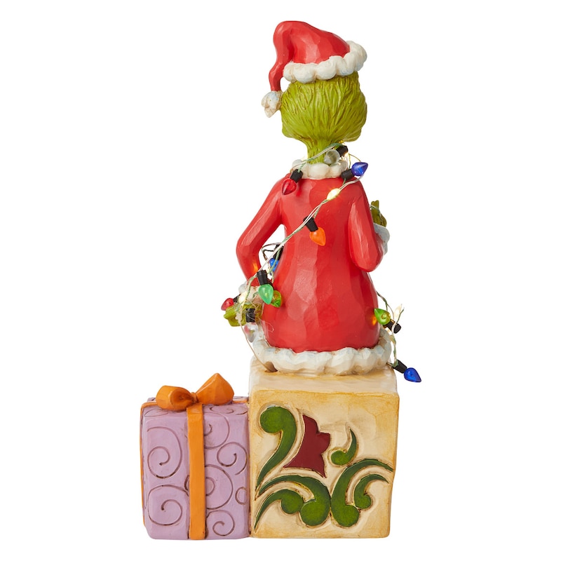 Main Image 2 of Dr Seuss The Grinch With Lights Figurine