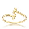 Thumbnail Image 0 of 9ct Yellow Gold T Crossover Ring