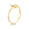 Thumbnail Image 1 of 9ct Yellow Gold T Crossover Ring