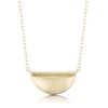 Thumbnail Image 1 of 9ct Yellow Gold Semi-Circle Necklace