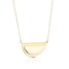 Thumbnail Image 2 of 9ct Yellow Gold Semi-Circle Necklace