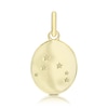 Thumbnail Image 0 of 9ct Yellow Gold Aries Constellation Disc Pendant Charm