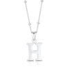 Thumbnail Image 0 of Sterling Silver Initial H Pendant