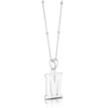Thumbnail Image 1 of Sterling Silver Initial M Pendant