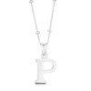 Thumbnail Image 1 of Sterling Silver Initial P Pendant