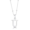 Thumbnail Image 1 of Sterling Silver Initial U Pendant