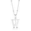 Thumbnail Image 1 of Sterling Silver Initial W Pendant