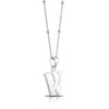 Thumbnail Image 2 of Sterling Silver Initial W Pendant