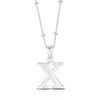 Thumbnail Image 1 of Sterling Silver Initial X Pendant