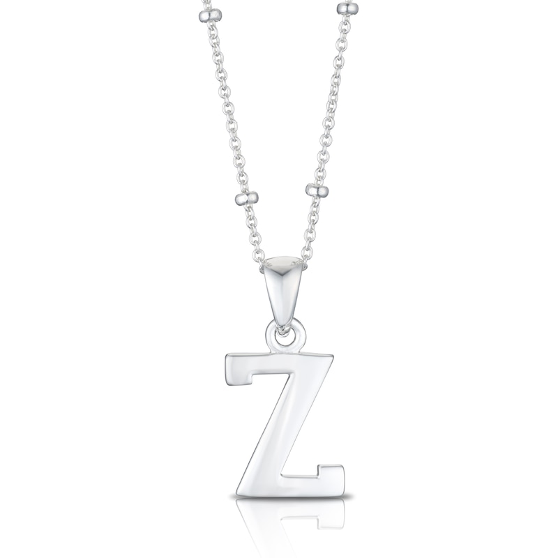 Main Image 1 of Sterling Silver Initial Z Pendant