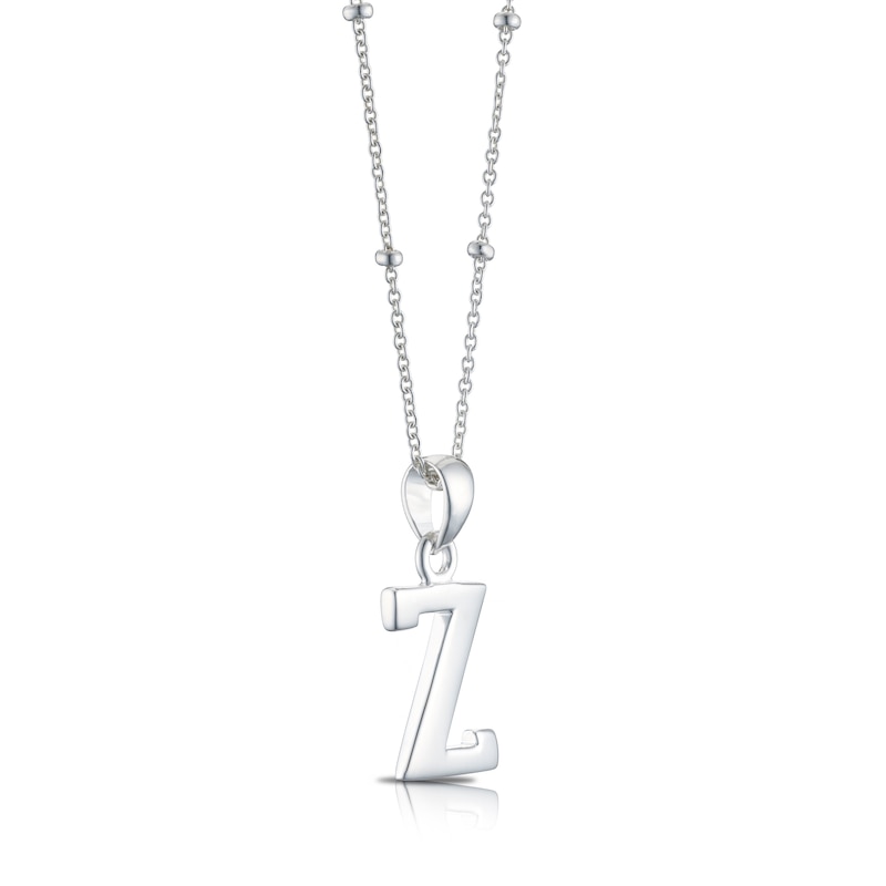 Main Image 2 of Sterling Silver Initial Z Pendant