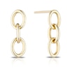 Thumbnail Image 1 of 9ct Yellow Gold Triple Chain Drop Earrings