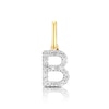 Thumbnail Image 1 of 9ct Yellow Gold Diamond Initial B Pendant Charm