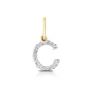 Thumbnail Image 0 of 9ct Yellow Gold Diamond Initial C Pendant Charm