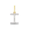 Thumbnail Image 0 of 9ct Yellow Gold Diamond Initial I Pendant Charm