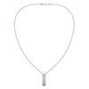 Thumbnail Image 1 of Tommy Hilfiger Logo Silver Tone Dog Tag Necklace