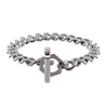 Thumbnail Image 0 of Tommy Hilfiger Logo Silver Tone Toggle Chain Bracelet