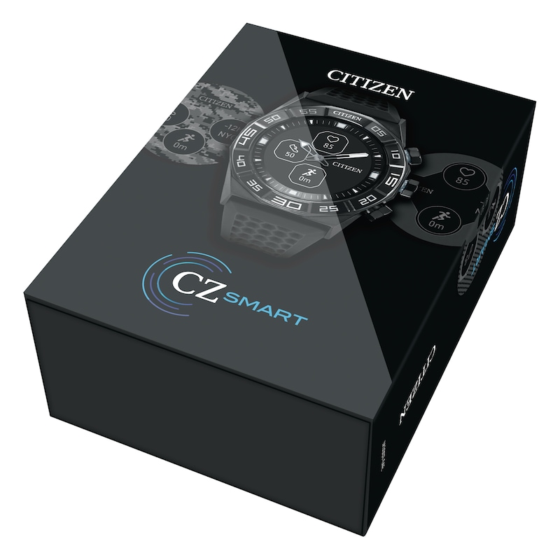 Citizen CZ Smart Men's Black Silicone Strap SmartWatch