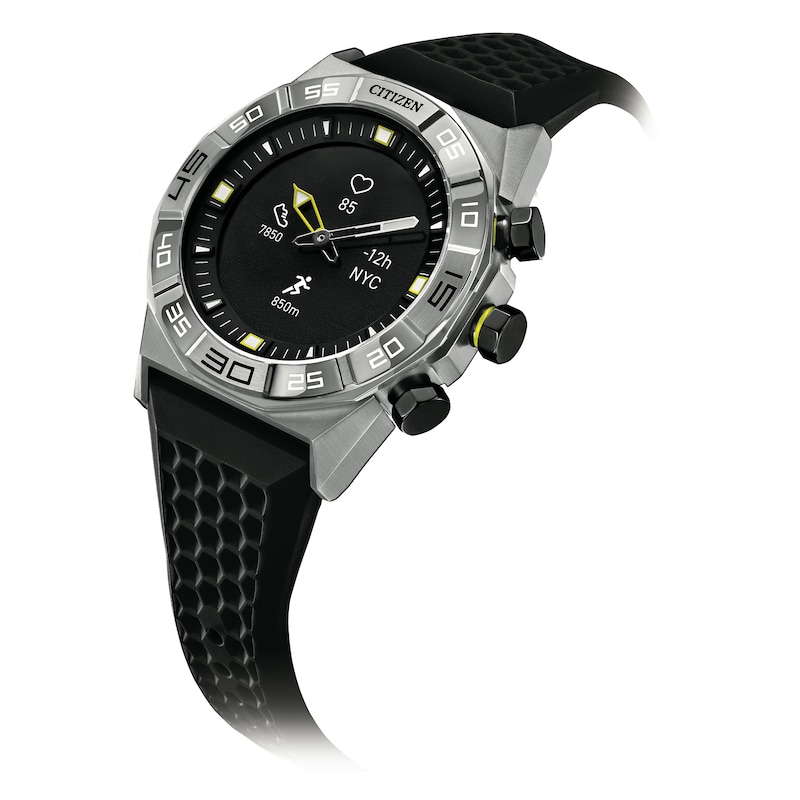 Main Image 4 of Citizen CZ Smart Men's Black Silicone Strap SmartWatch