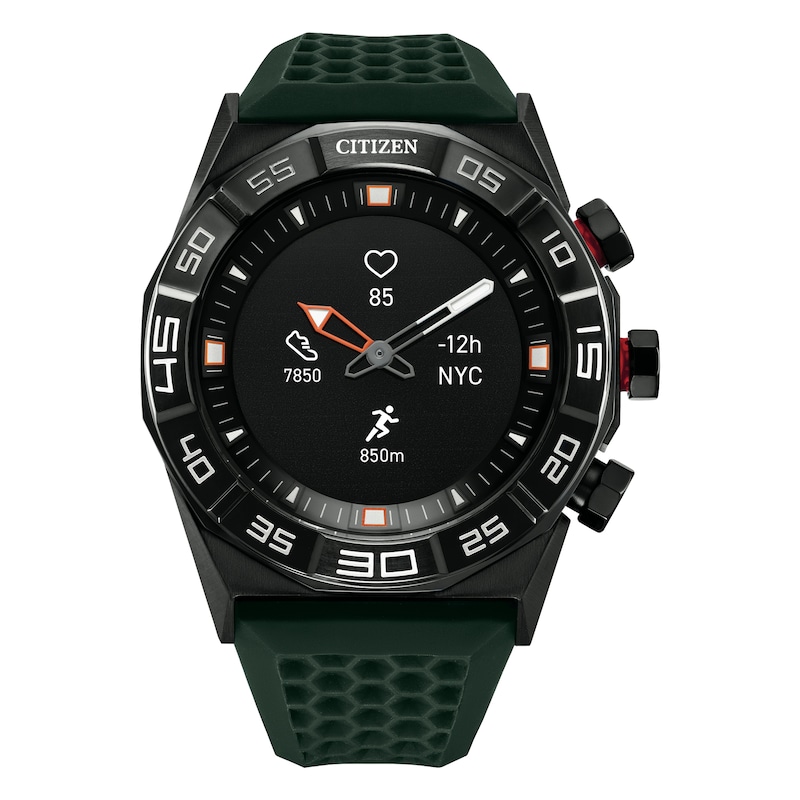 Main Image 1 of Citizen CZ Smart Men's Green Silicone Strap SmartWatch