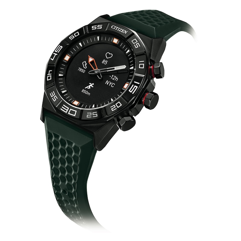 Main Image 4 of Citizen CZ Smart Men's Green Silicone Strap SmartWatch