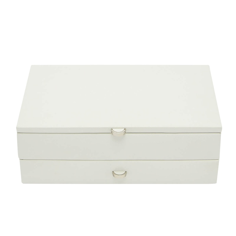 Carters Medium Chalk White Jewellery Box H.Samuel