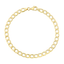 9ct Yellow Gold 8" Curb Bracelet