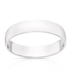 Thumbnail Image 1 of Platinum 4mm Heavy D Shape Ring