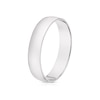 Thumbnail Image 2 of Platinum 4mm Heavy D Shape Ring