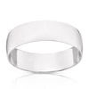Thumbnail Image 1 of Platinum 6mm Heavy D Shape Ring